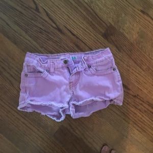 Purple Jean shorts